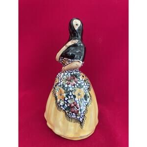 Vintage La Tapada Peruvian Porcelain Figurine Art